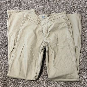 Women’s Dickie Slim Cut Pants. Size 6L